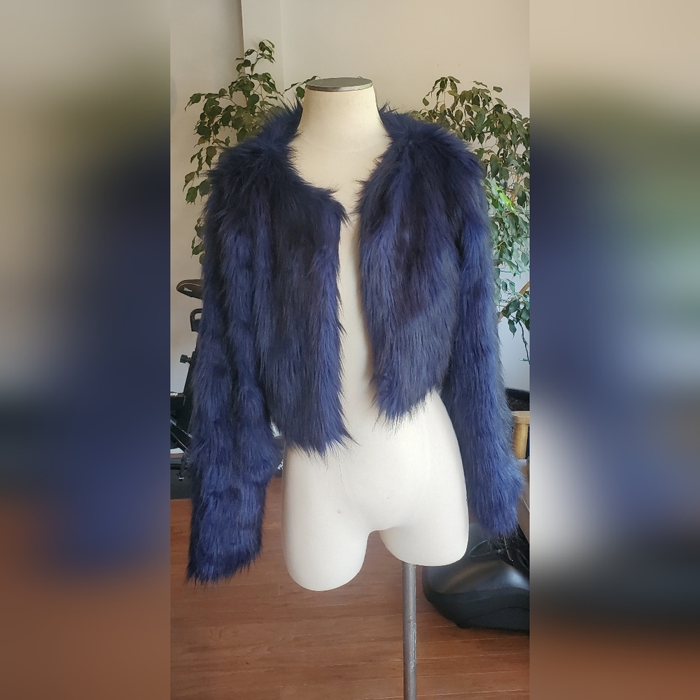 Faux fur jacket - Picture 2 of 2